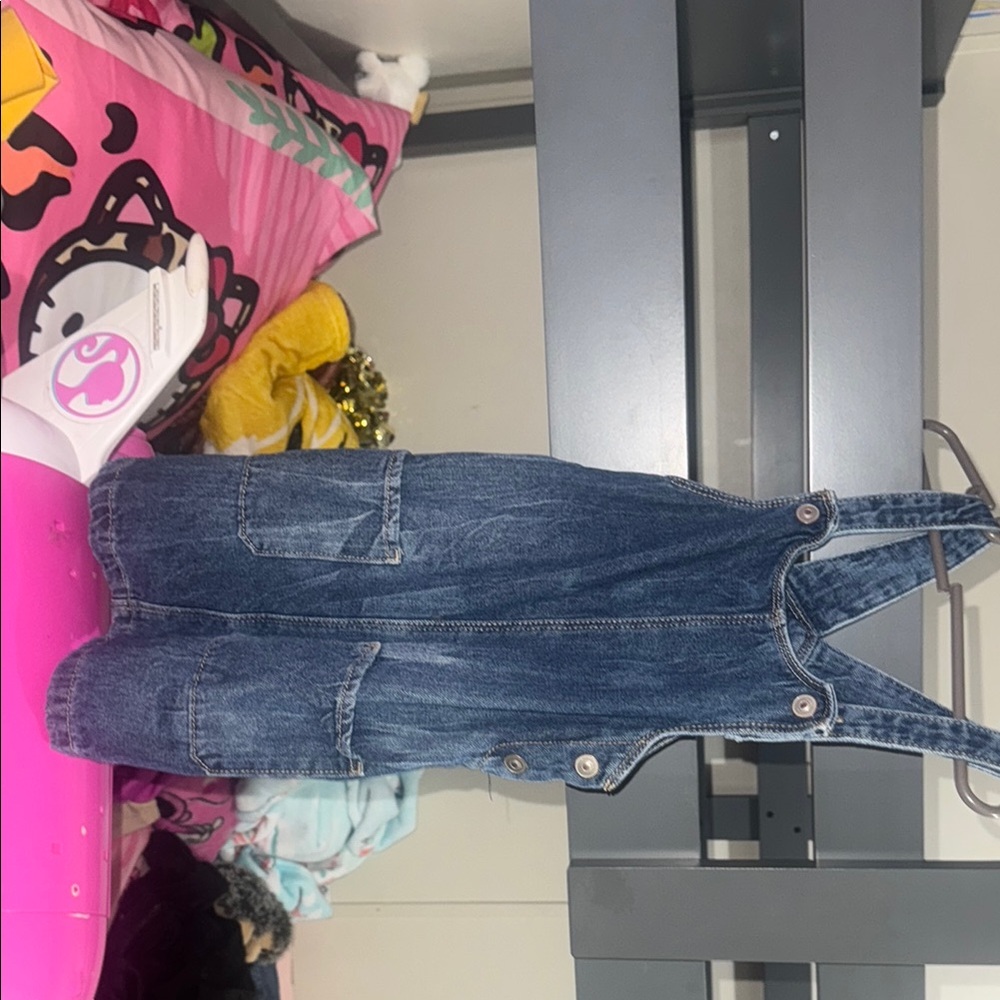 Wonder Nation Blue Denim Overalls One Piece